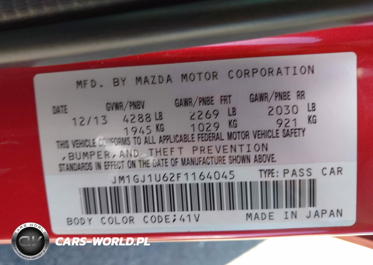 2015 Mazda Mazda6 I Sport VIN:JM1GJ1U62F1164045 - 9