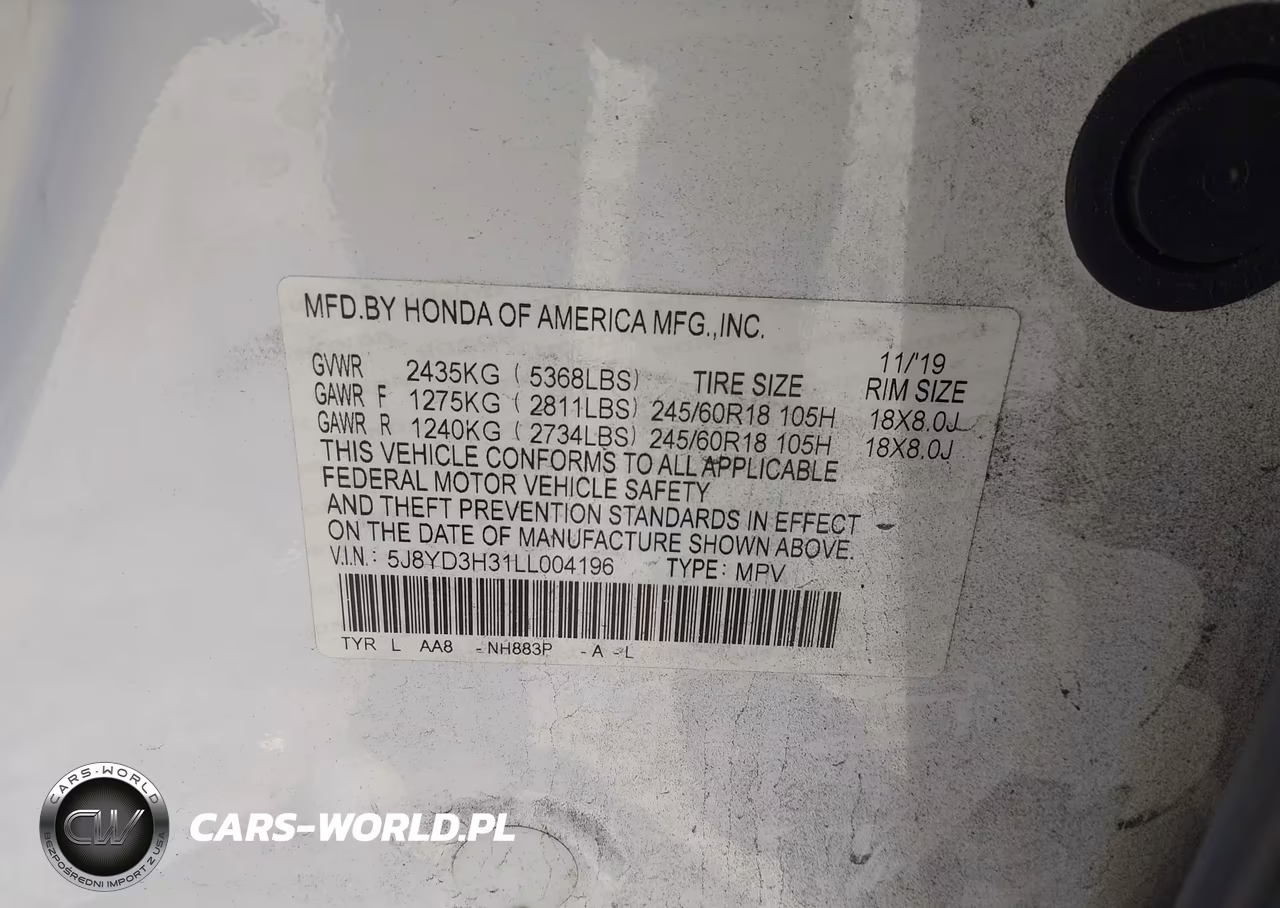 2020 Acura Mdx Standard VIN:5J8YD3H31LL004196 - 9