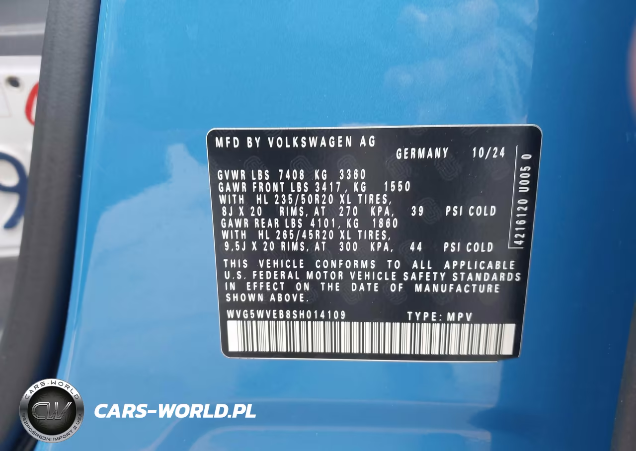 2025 Volkswagen Id. Buzz 1St Edition VIN:WVG5WVEB8SH014109 - 9