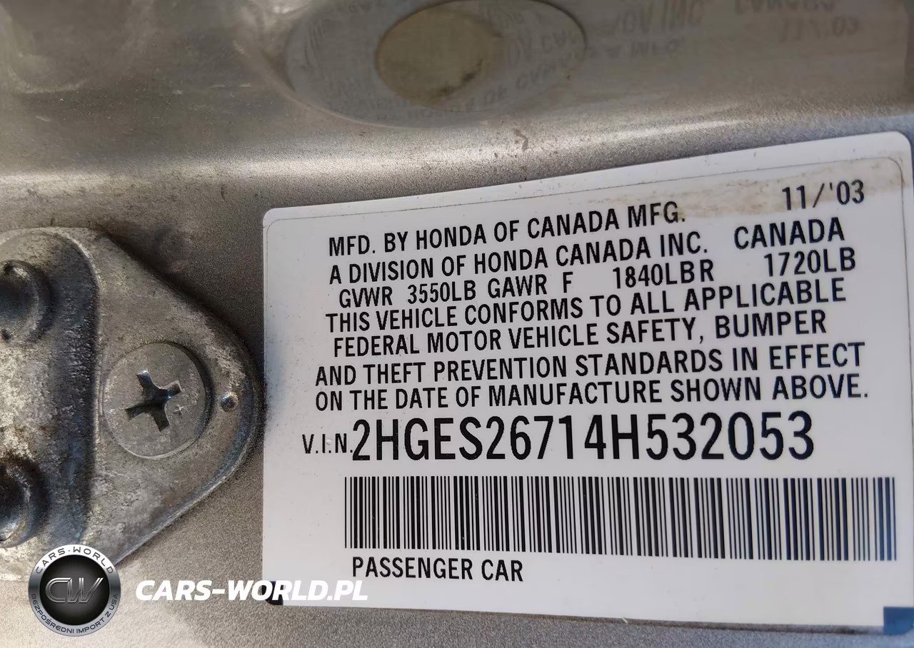 2004 Honda Civic Ex VIN:2HGES26714H532053 - 9