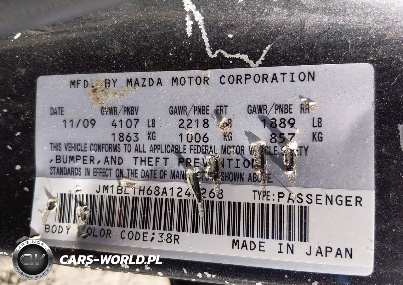 2010 Mazda Mazda3 S Sport VIN:JM1BL1H68A1242268 - 9