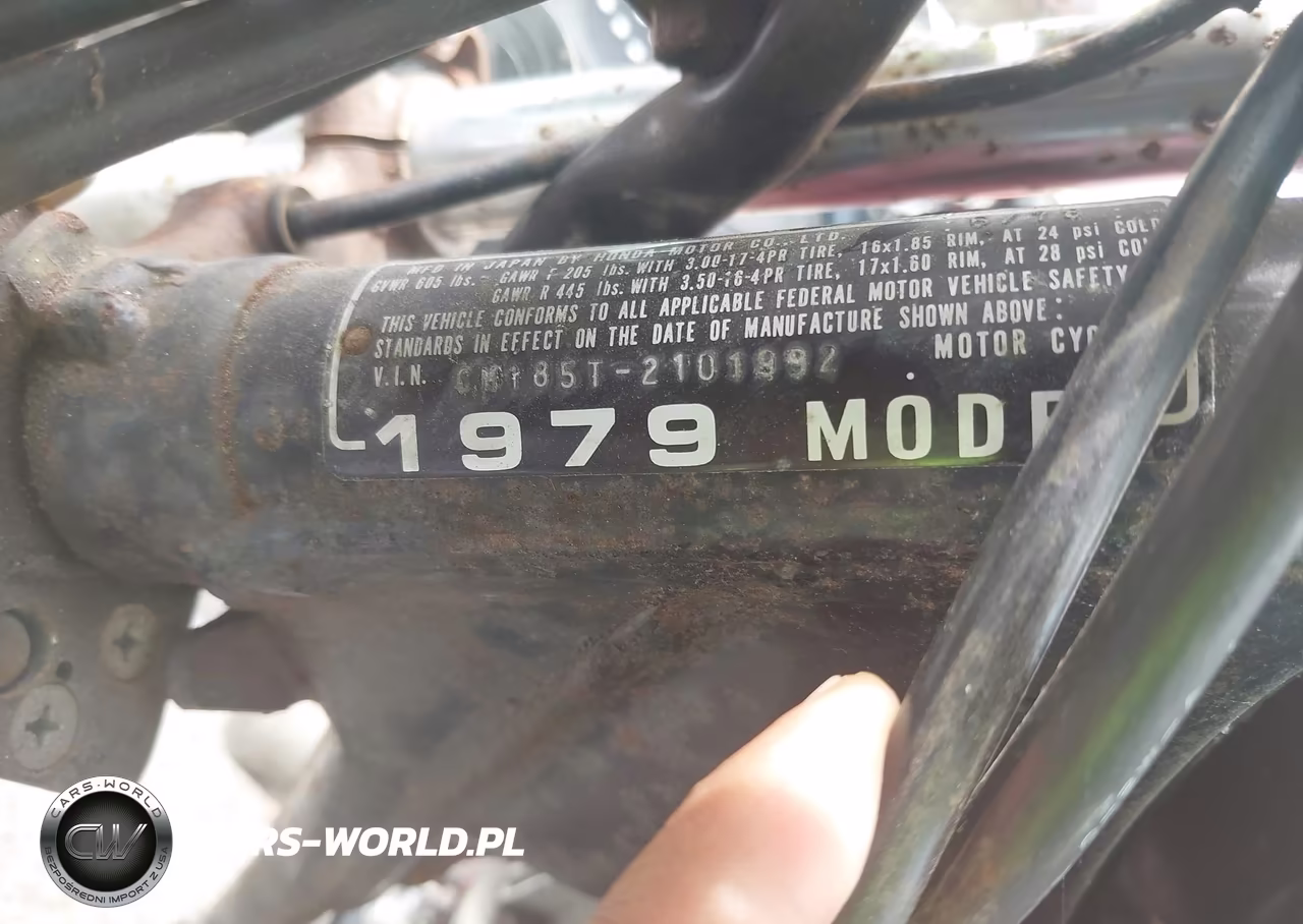1979 Honda Cm200 VIN:CM185T2101992 - 9