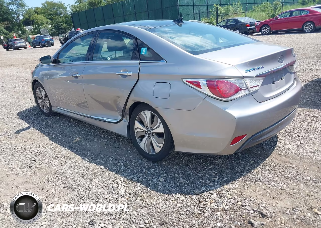 2013 Hyundai Sonata Hybrid Limited VIN:KMHEC4A43DA067841 - 3