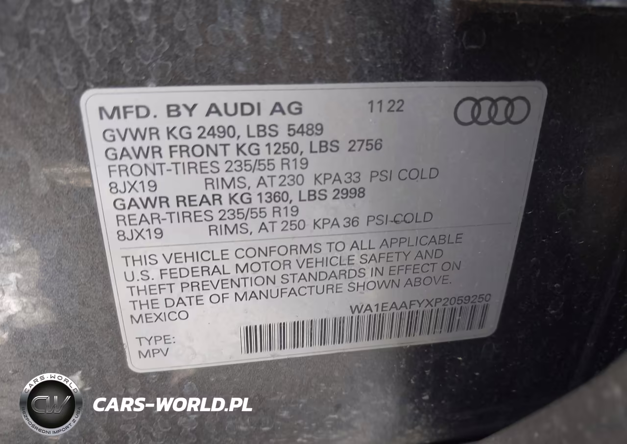 2023 Audi Q5 Premium Plus 45 Tfsi S Line Quattro VIN:WA1EAAFYXP2059250 - 9