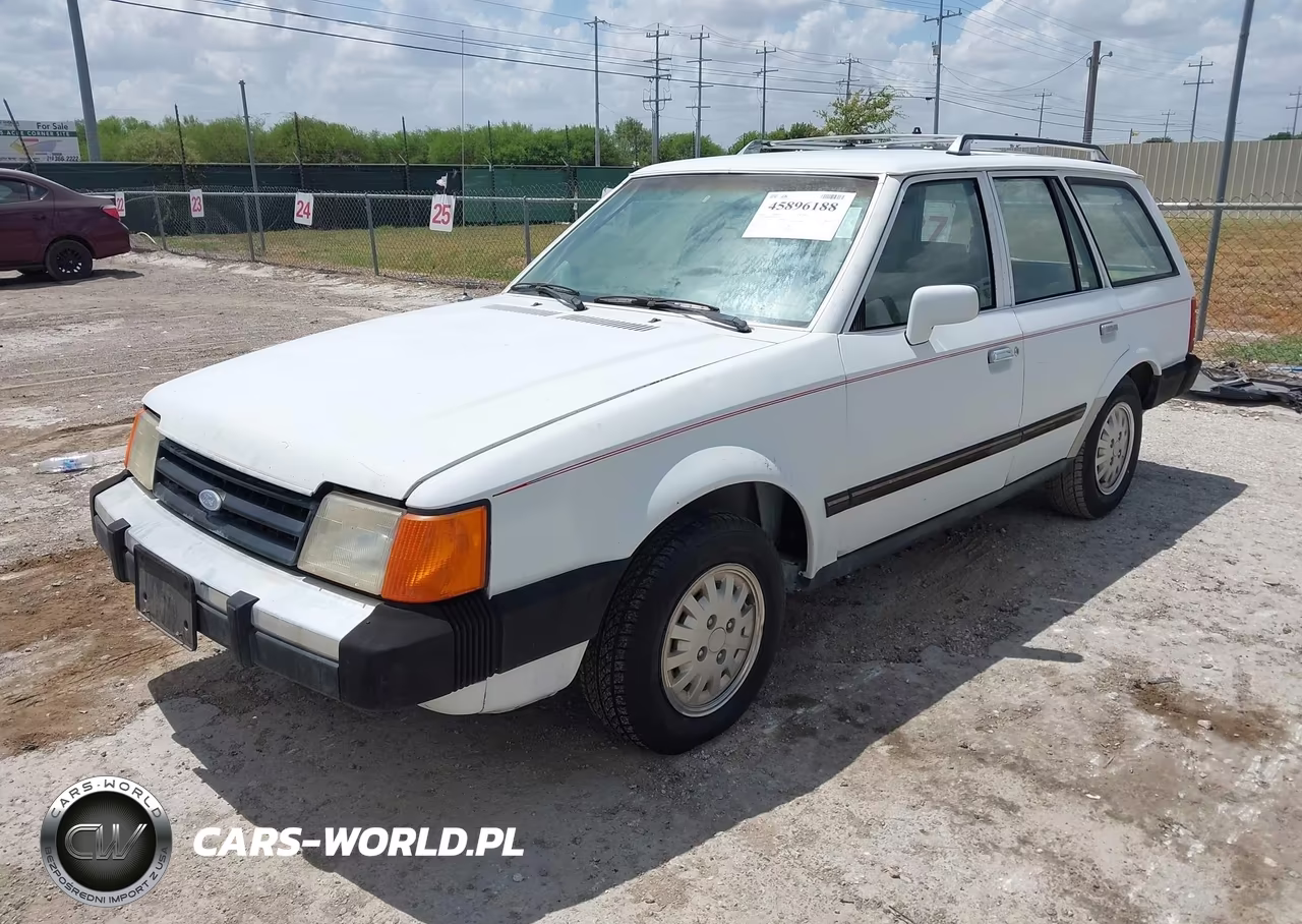 1986 Ford Escort L VIN:1FABP3490GW325565 - 2