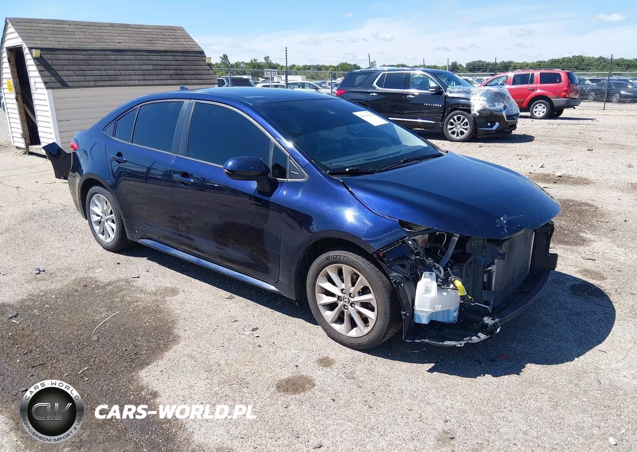 2021 Toyota Corolla Le VIN:JTDVPMAE9MJ119605 - 1