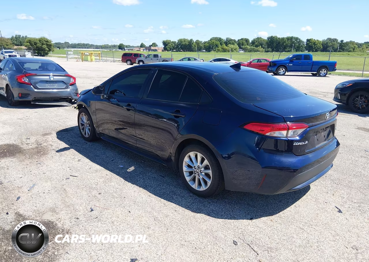 2021 Toyota Corolla Le VIN:JTDVPMAE9MJ119605 - 3