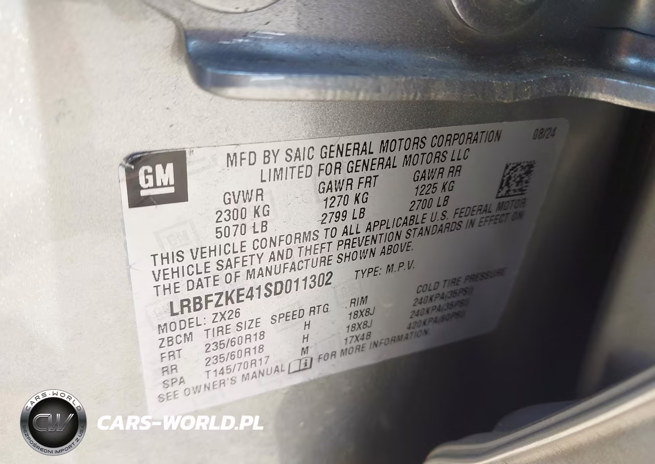 2025 Buick Envision Preferred Awd VIN:LRBFZKE41SD011302 - 9