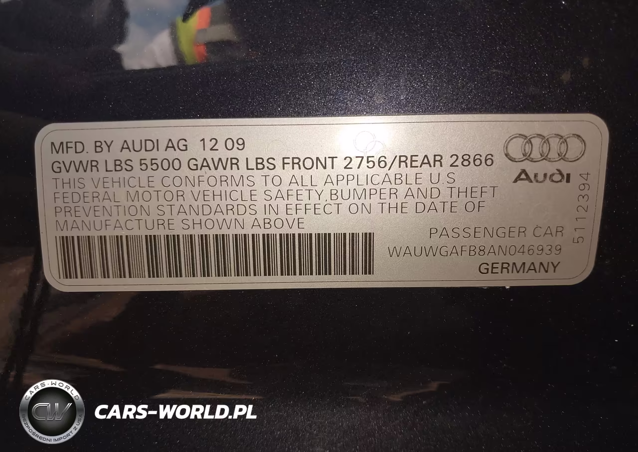 2010 Audi A6 3.0 Premium VIN:WAUWGAFB8AN046939 - 9