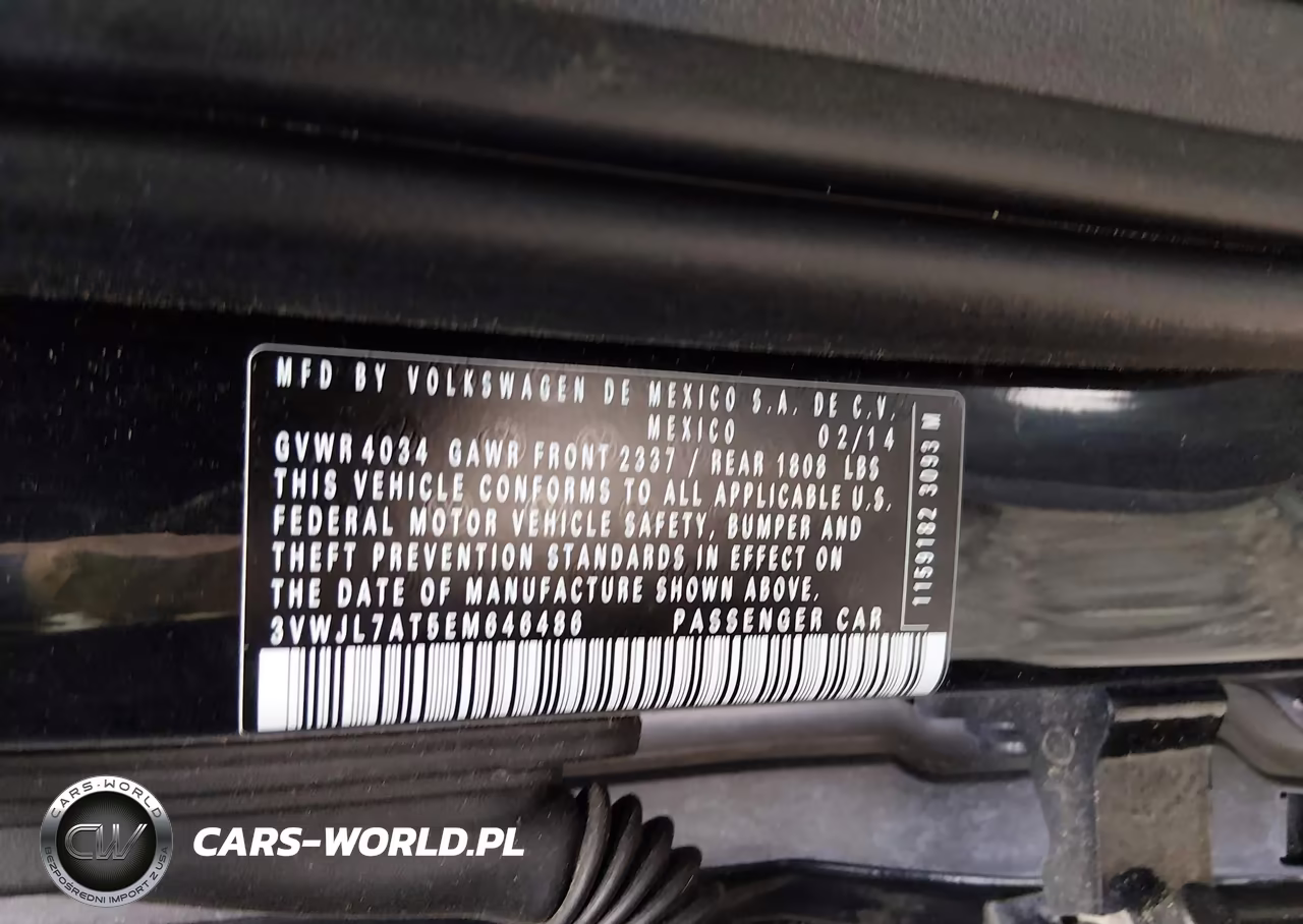 2014 Volkswagen Beetle 2.0L Tdi VIN:3VWJL7AT5EM646486 - 8