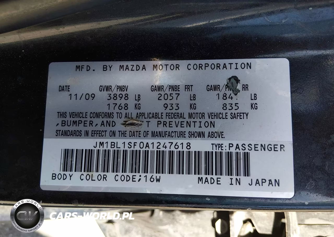 2010 Mazda Mazda3 I Touring VIN:JM1BL1SF0A1247618 - 9
