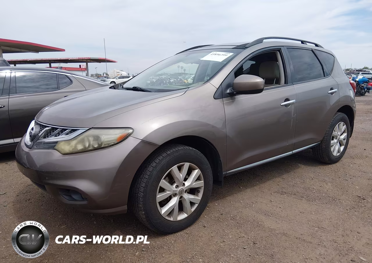 2012 Nissan Murano Sv VIN:JN8AZ1MU4CW120726 - 2