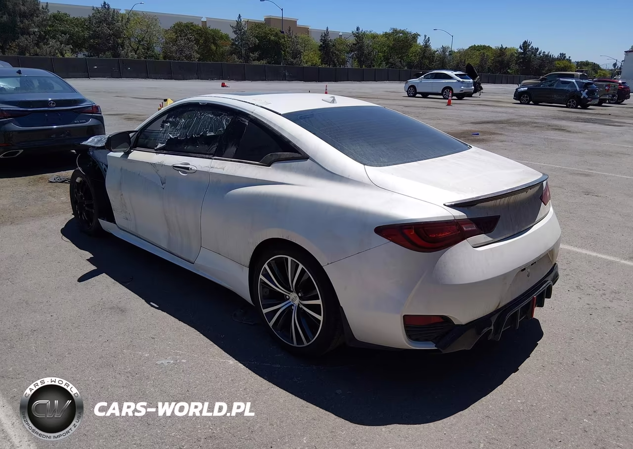 2017 Infiniti Q60 3.0T Red Sport 400 VIN:JN1FV7EK7HM610631 - 3