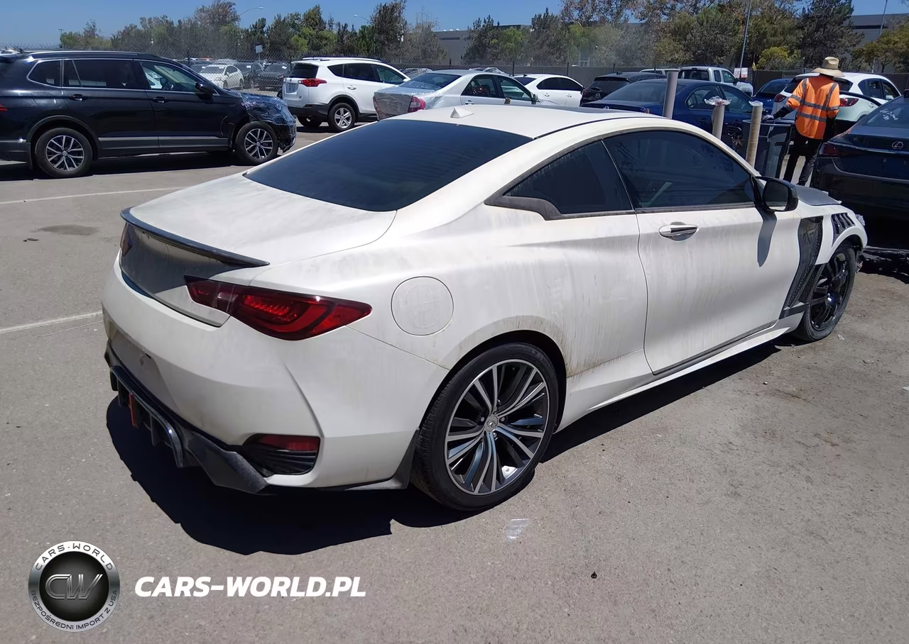 2017 Infiniti Q60 3.0T Red Sport 400 VIN:JN1FV7EK7HM610631 - 4
