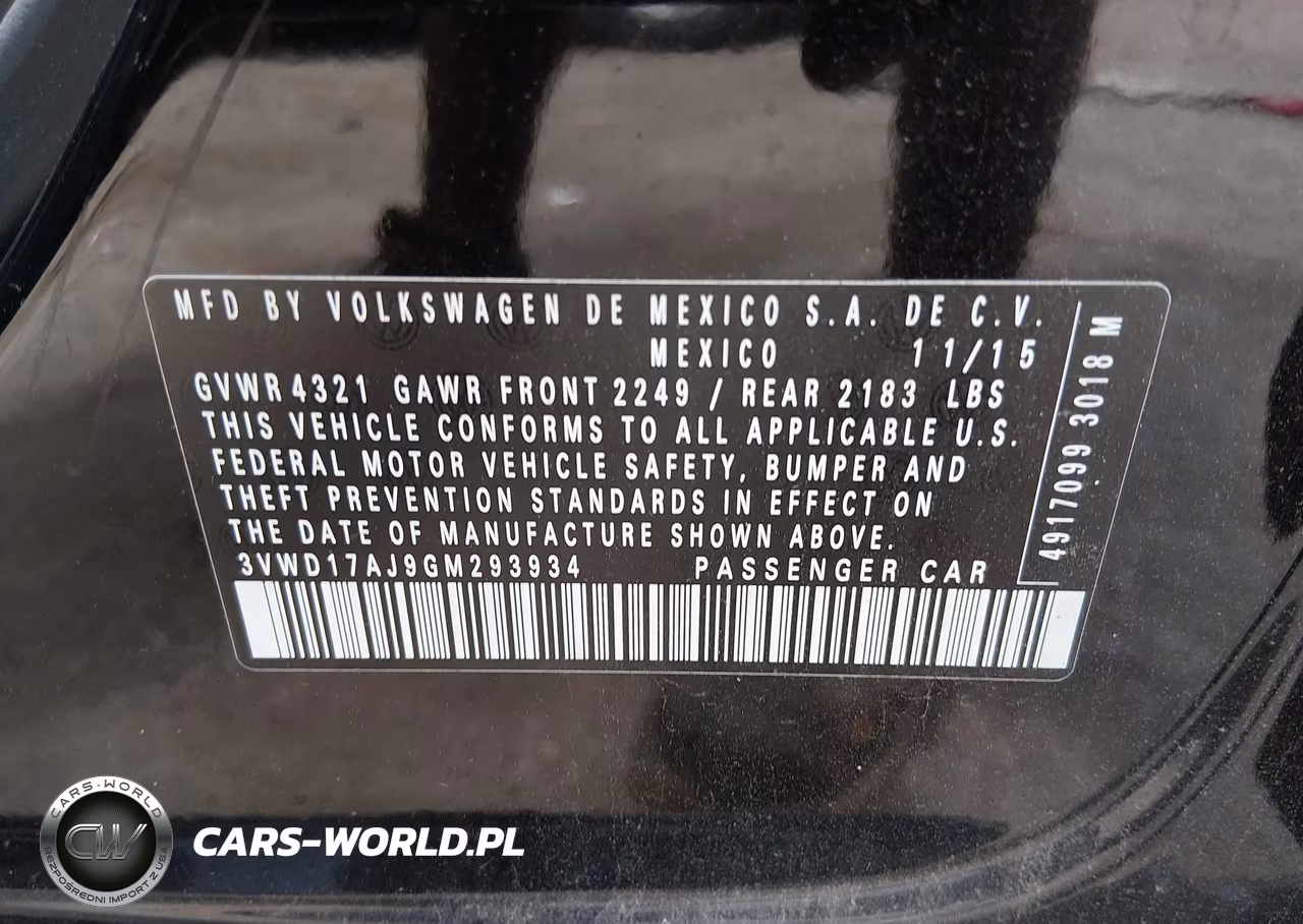 2016 Volkswagen Jetta 1.8T Sport VIN:3VWD17AJ9GM293934 - 9