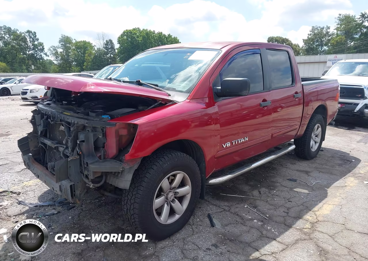 2008 Nissan Titan Xe VIN:1N6BA07C88N345360 - 2