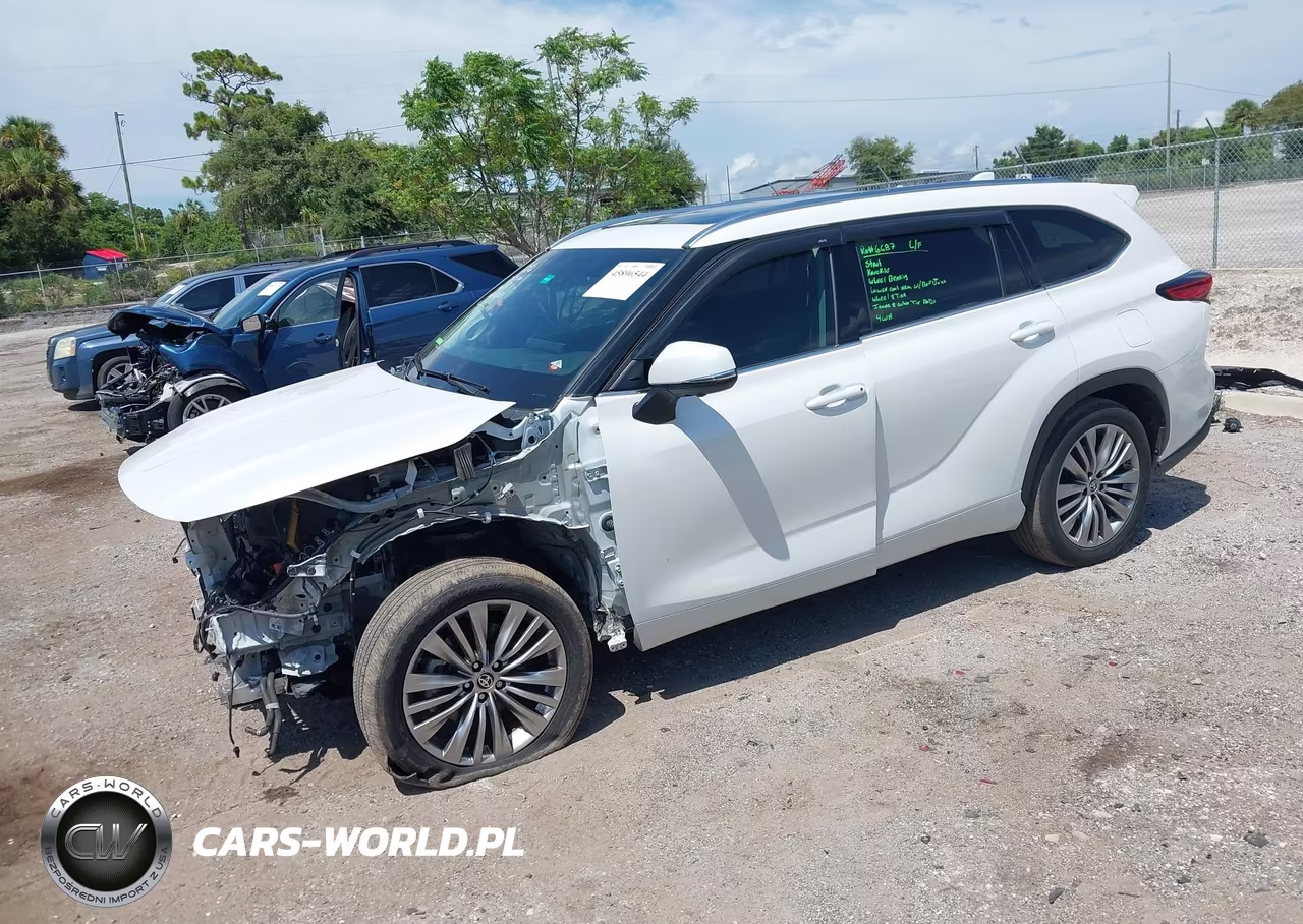 2023 Toyota Highlander Hybrid Platinum VIN:5TDFARAH7PS021838 - 2