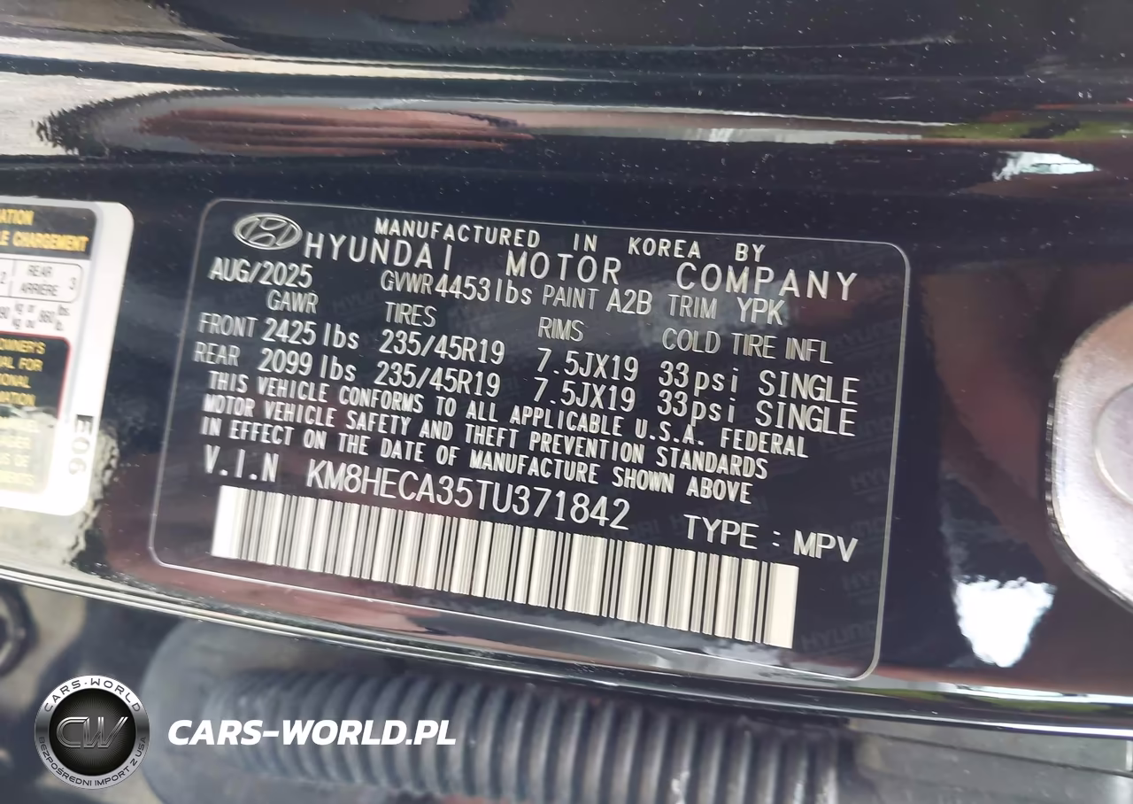 2026 Hyundai Kona Limited VIN:KM8HECA35TU371842 - 9