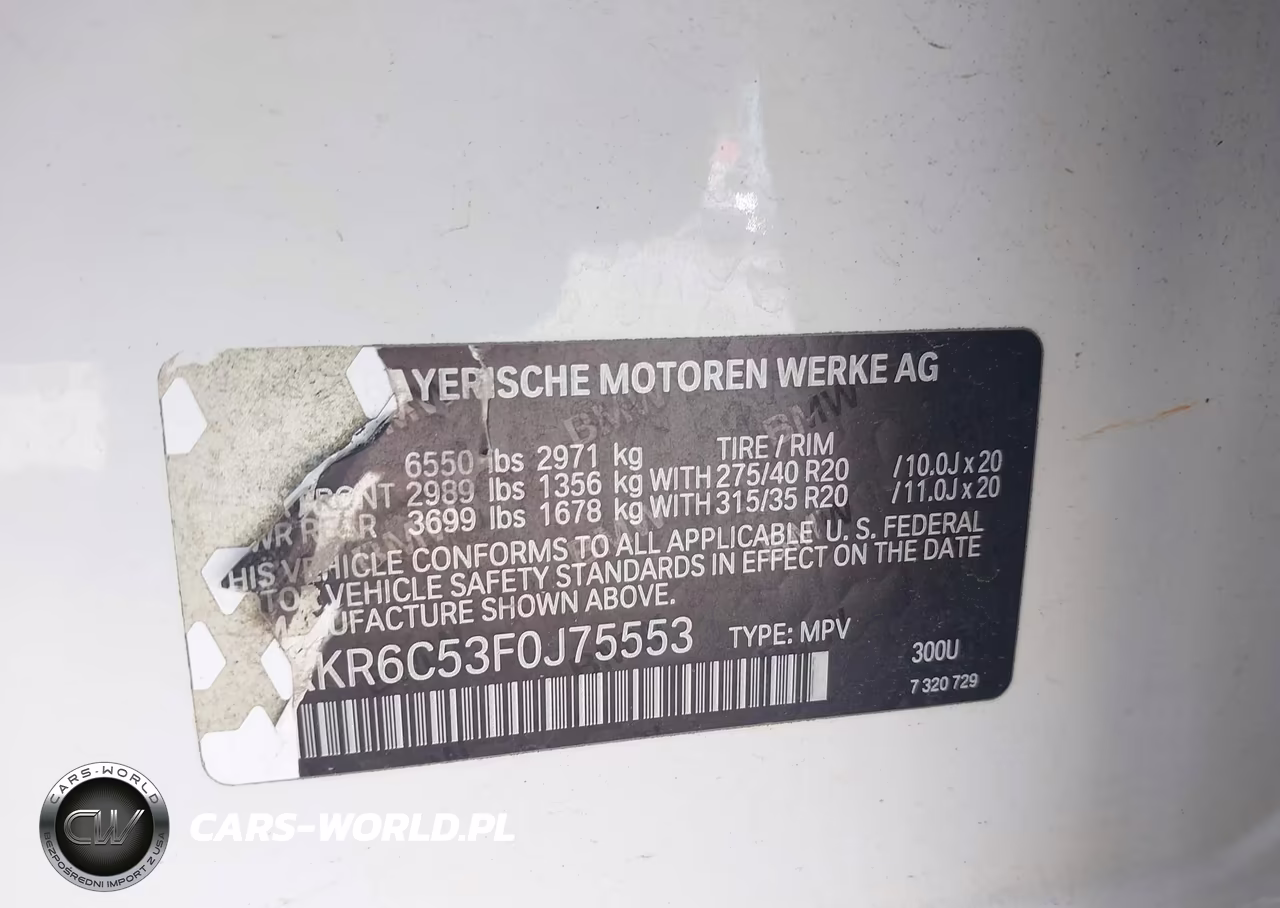 2015 BMW X5 xDrive50I VIN:5UXKR6C53F0J75553 - 9