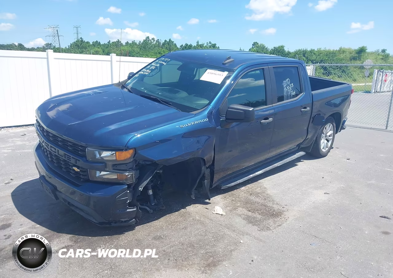 2020 Chevrolet Silverado 1500 2Wd Short Bed Custom VIN:3GCPWBEK0LG371727 - 2