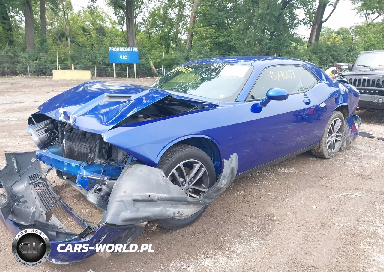 2019 Dodge Challenger Sxt Awd VIN:2C3CDZGG8KH631736 - 2