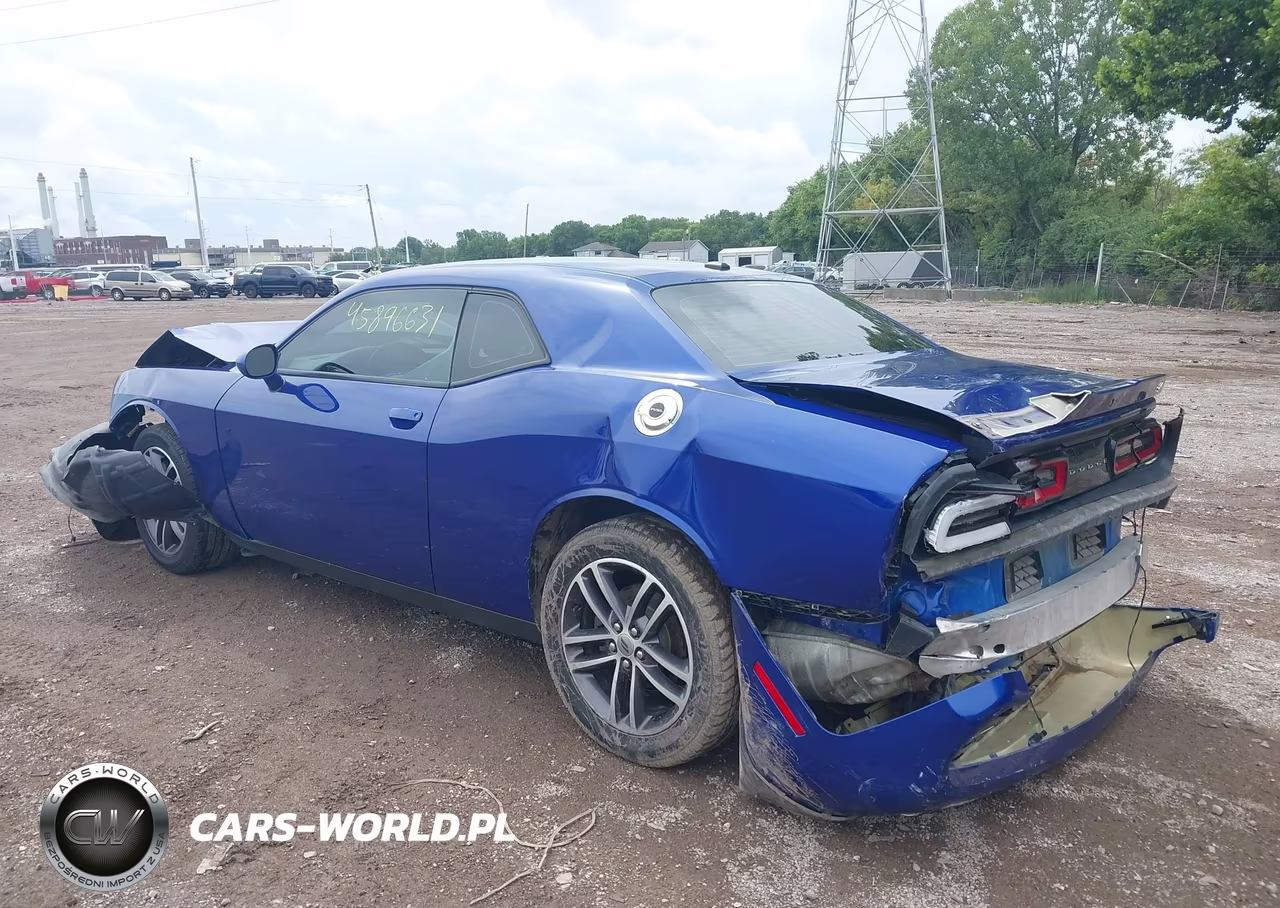 2019 Dodge Challenger Sxt Awd VIN:2C3CDZGG8KH631736 - 3