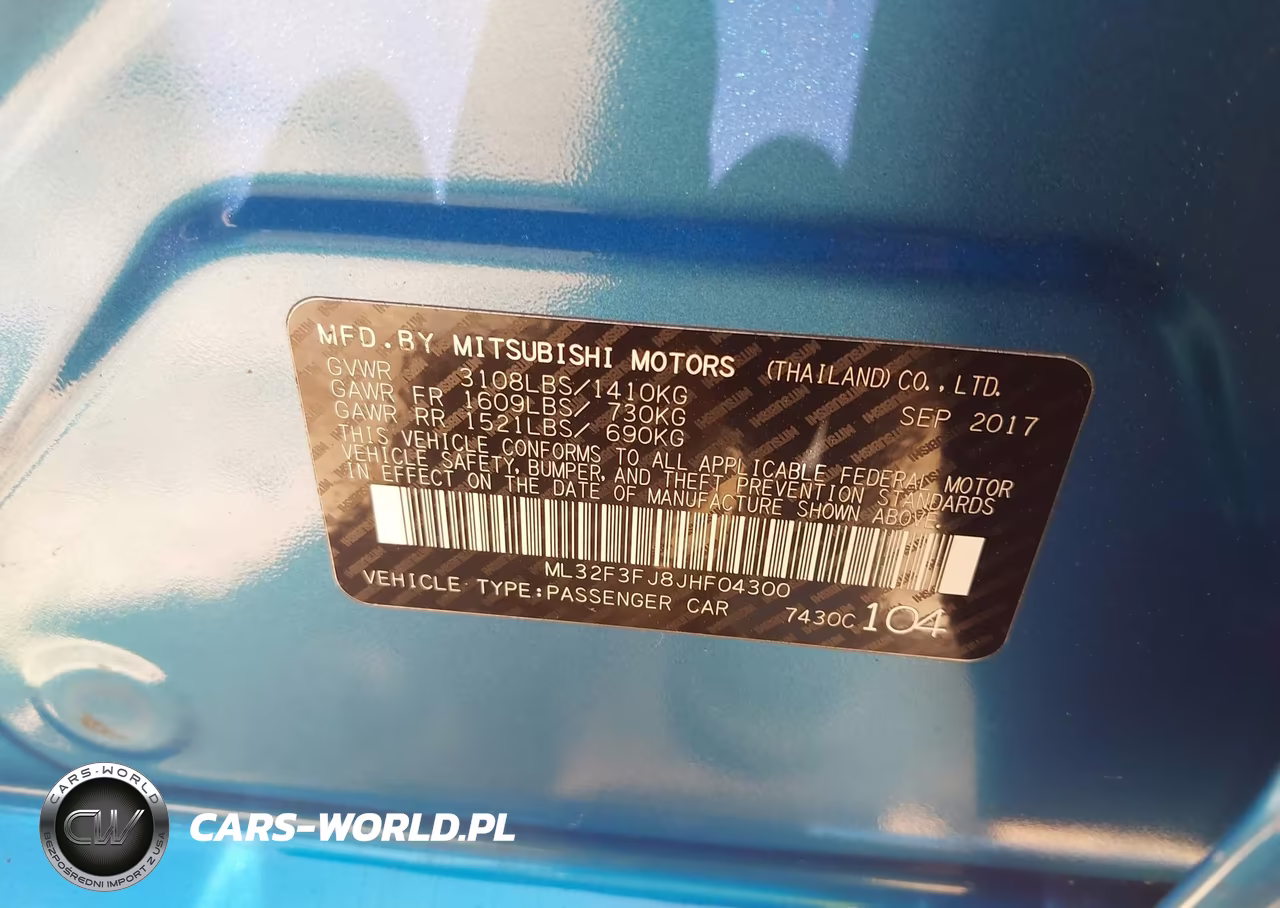 2018 Mitsubishi Mirage G4 Es VIN:ML32F3FJ8JHF04300 - 9