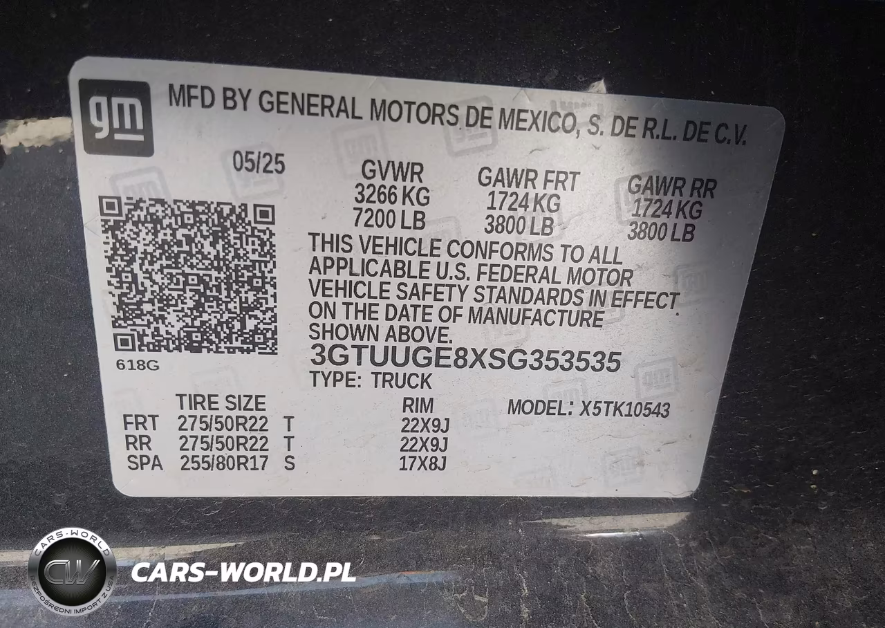 2025 GMC Sierra 1500 4Wd Short Box Denali VIN:3GTUUGE8XSG353535 - 9