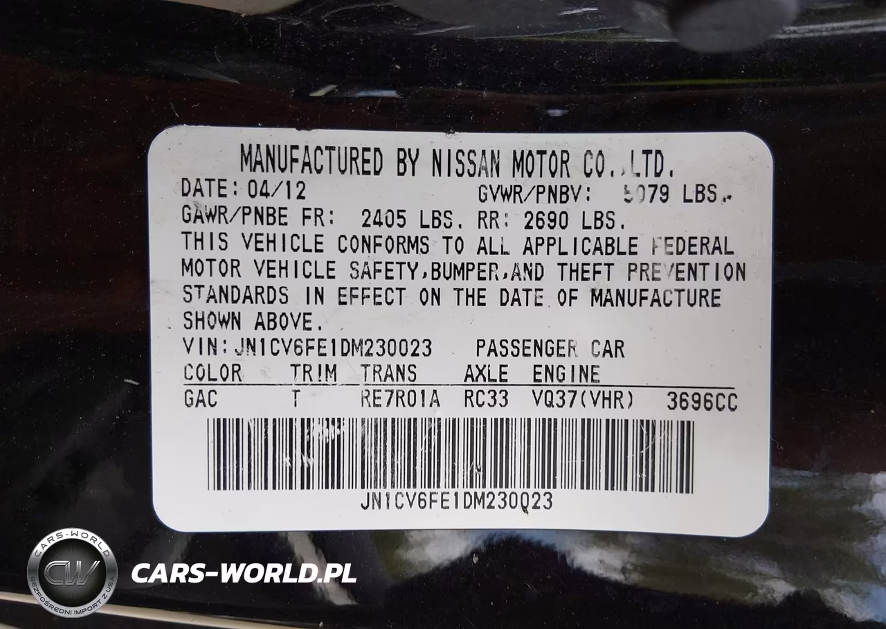 2013 Infiniti Ipl G VIN:JN1CV6FE1DM230023 - 9