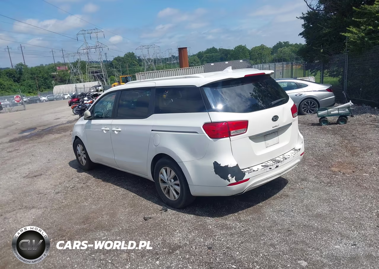 2015 Kia Sedona Lx VIN:KNDMB5C11F6021605 - 3
