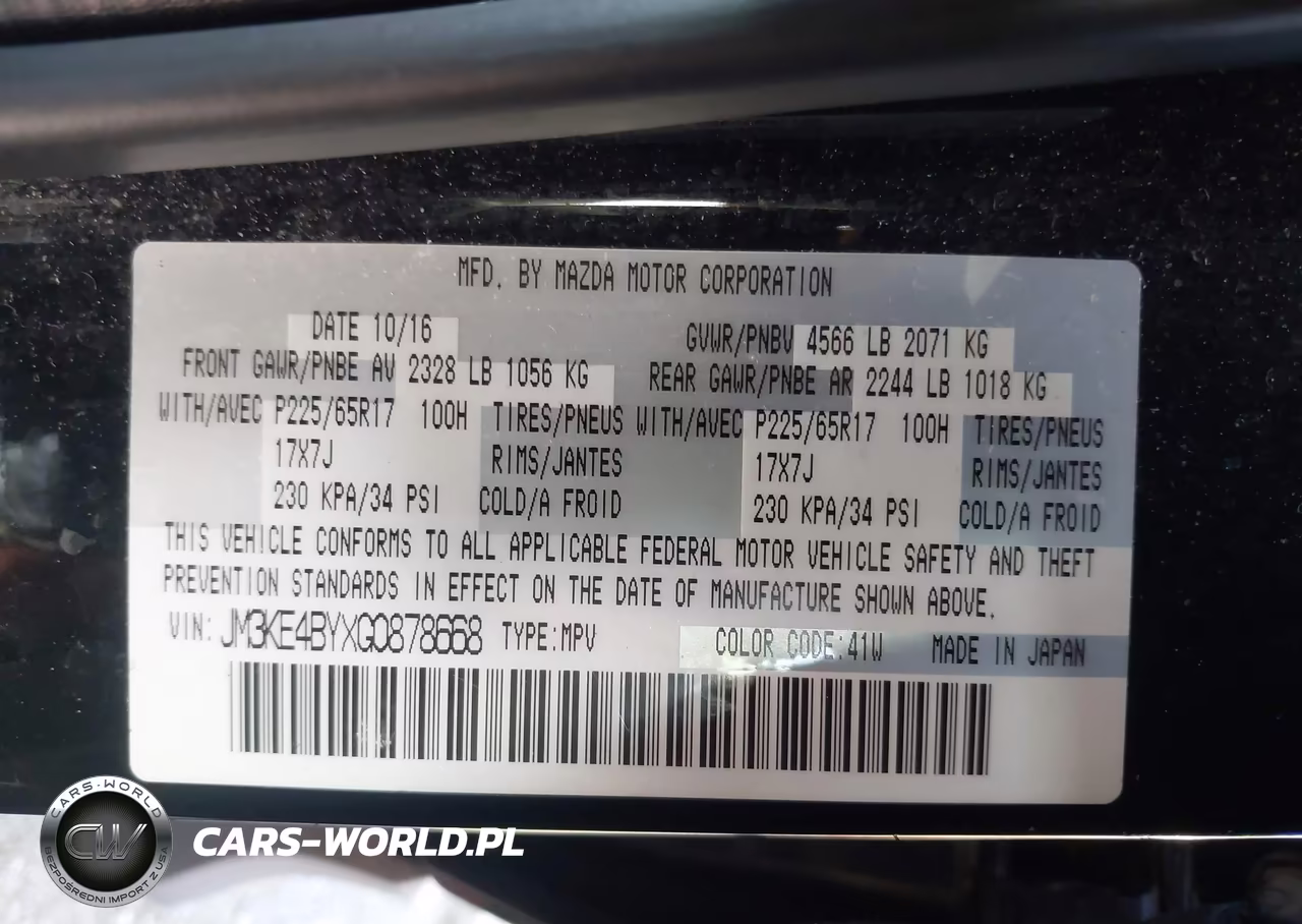 2016 Mazda Cx-5 Sport VIN:JM3KE4BYXG0878668 - 9