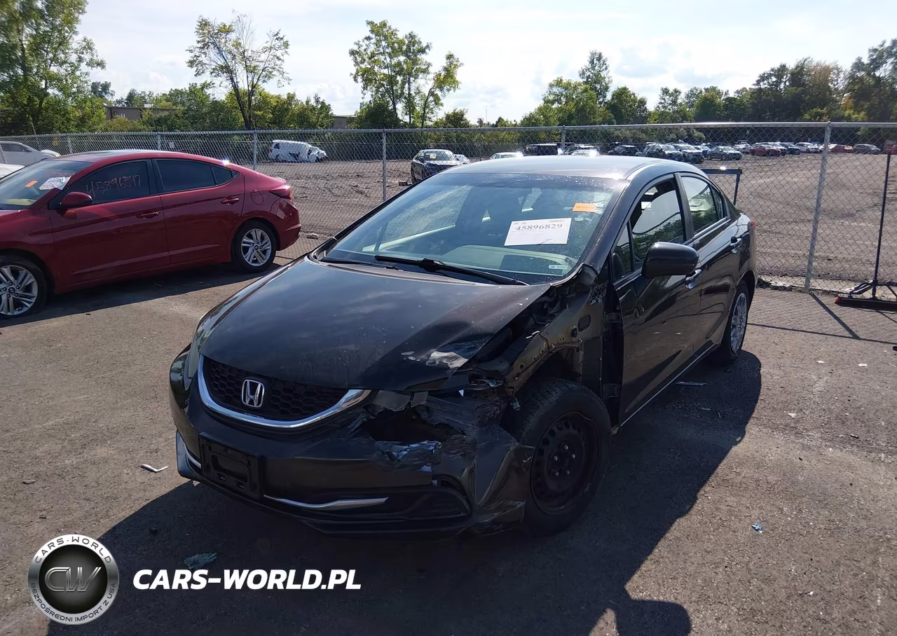 2014 Honda Civic Lx VIN:2HGFB2F5XEH542228 - 2