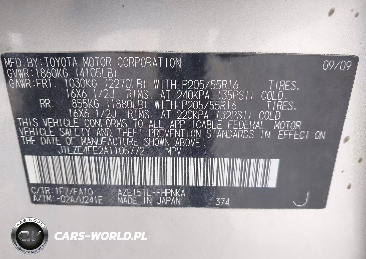 2010 Scion Xb VIN:JTLZE4FE2A1105772 - 9