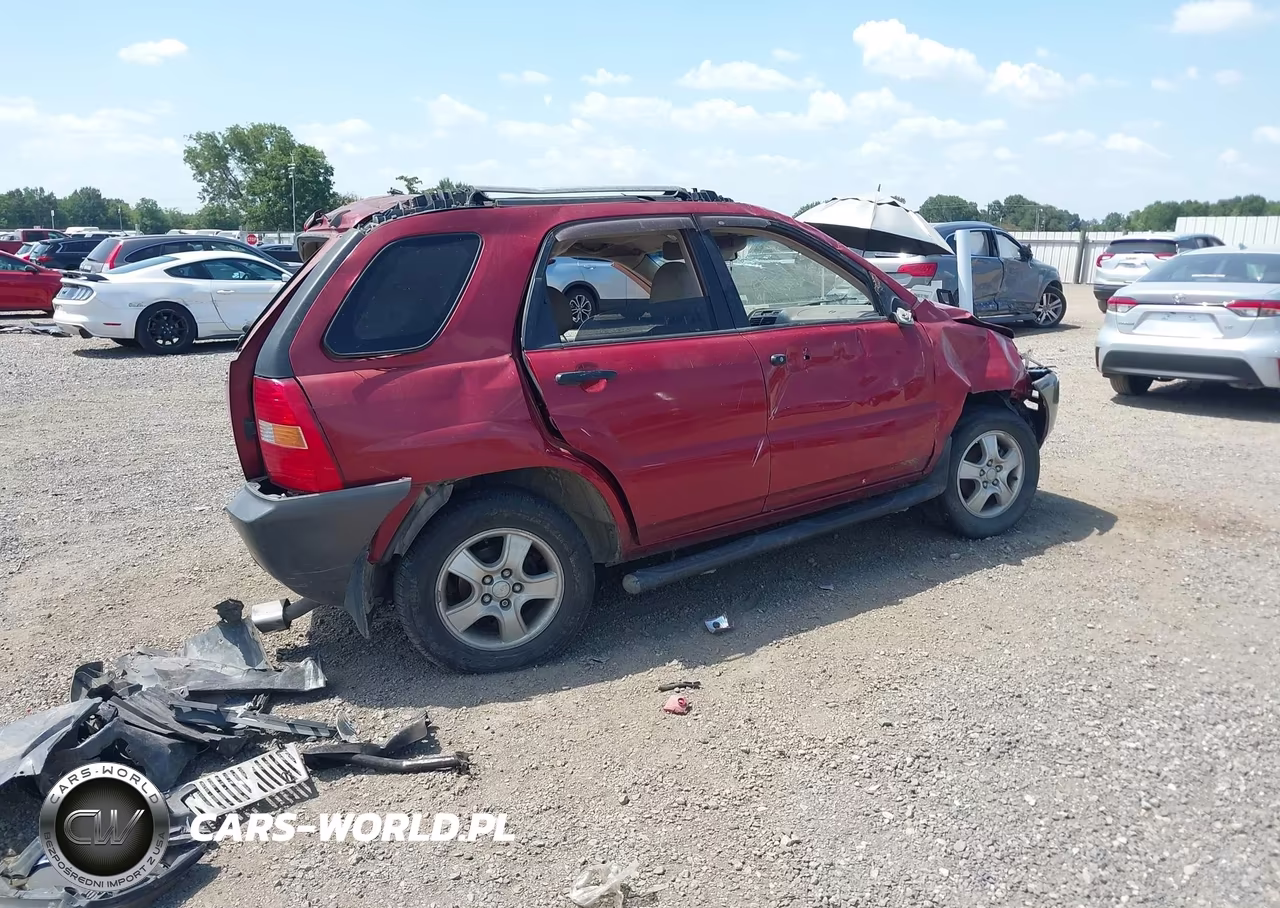2007 Kia Sportage Lx VIN:KNDJF724177428365 - 4