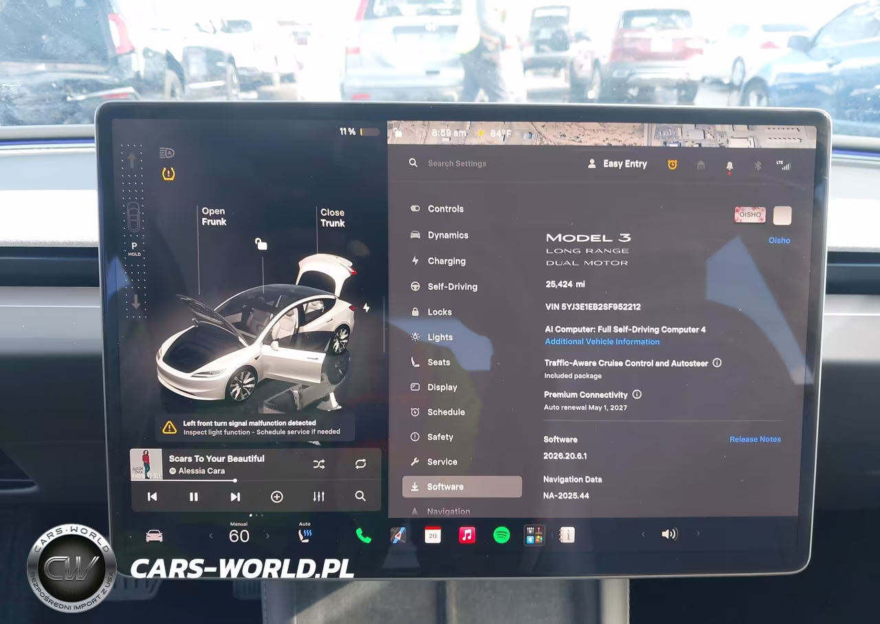 2025 Tesla Model 3 Long Range All-Wheel Drive VIN:5YJ3E1EB2SF952212 - 19