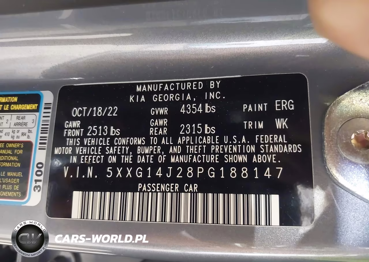 2023 Kia K5 Lxs VIN:5XXG14J28PG188147 - 9