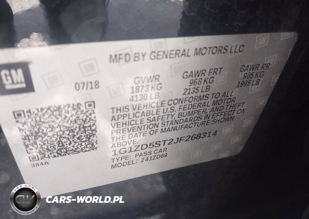 2018 Chevrolet Malibu Lt VIN:1G1ZD5ST2JF268314 - 9
