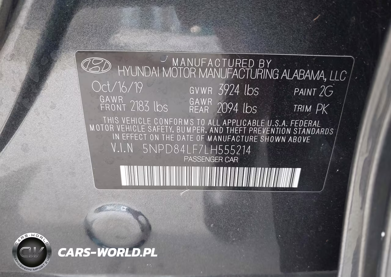 2020 Hyundai Elantra Value Edition VIN:5NPD84LF7LH555214 - 9