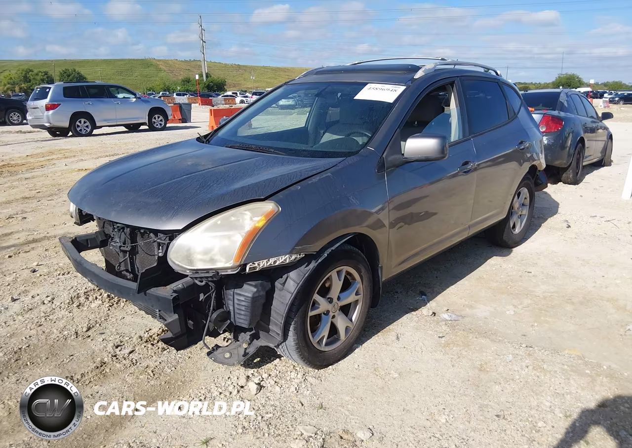 2008 Nissan Rogue Sl VIN:JN8AS58T78W300139 - 2