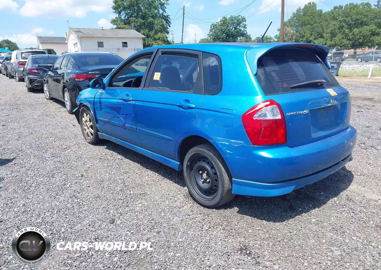 2005 Kia Spectra5 VIN:KNAFE161855087381 - 3