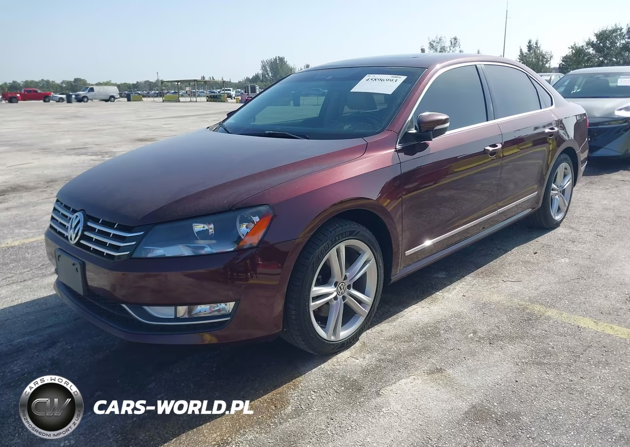 2014 Volkswagen Passat 2.0L Tdi Sel Premium VIN:1VWCN7A39EC093748 - 2