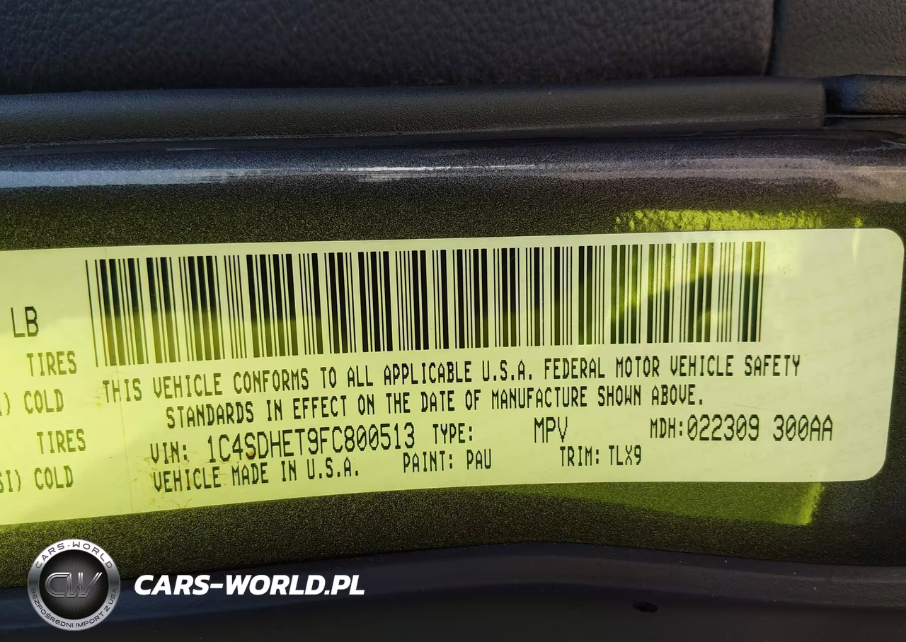 2015 Dodge Durango Citadel VIN:1C4SDHET9FC800513 - 9