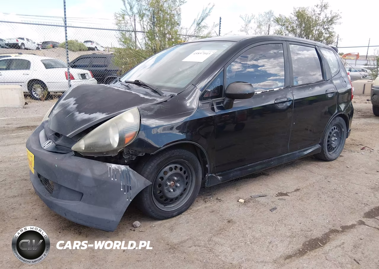 2007 Honda Fit S VIN:JHMGD38617S046494 - 2