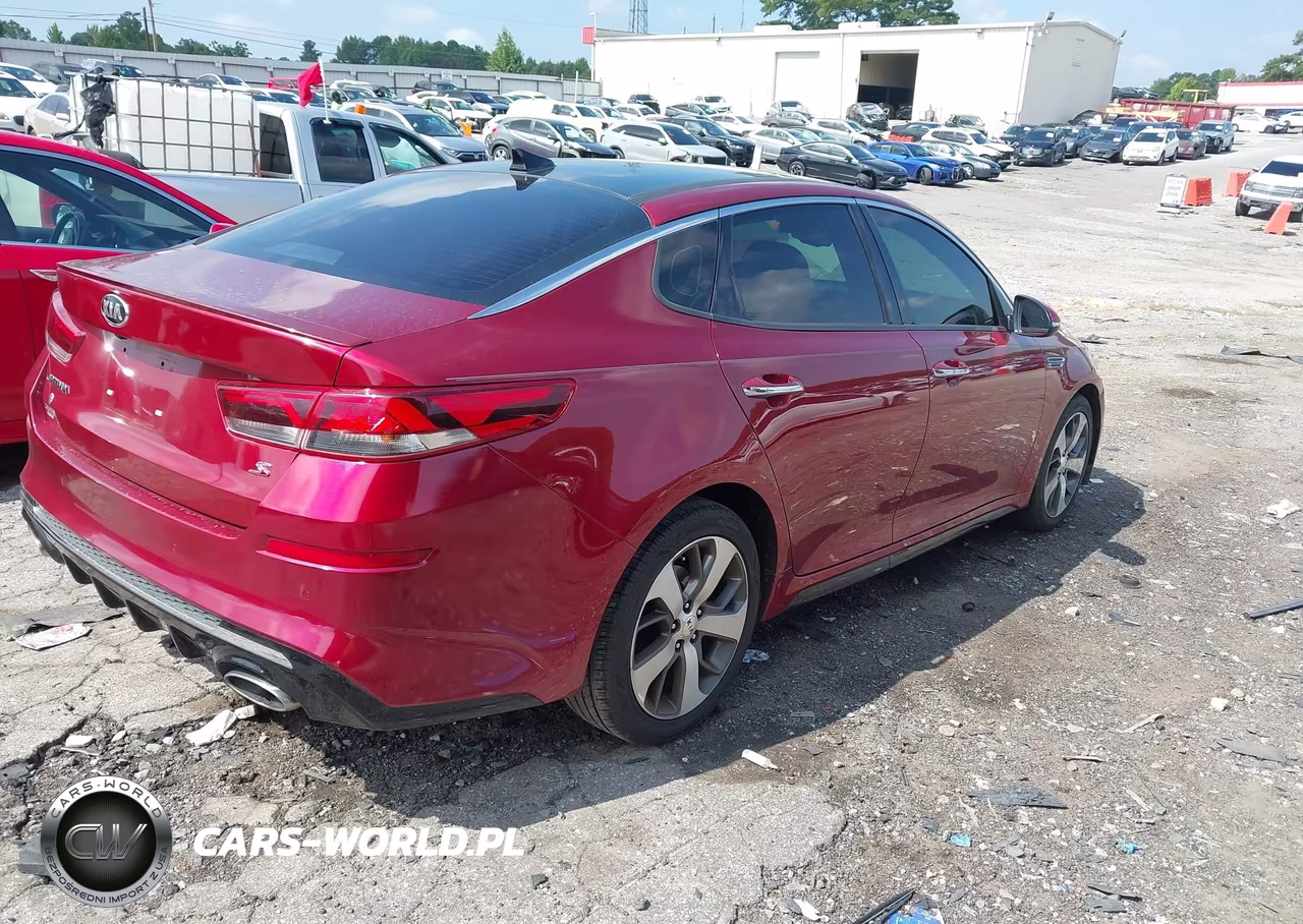 2019 Kia Optima S VIN:5XXGT4L36KG375699 - 4