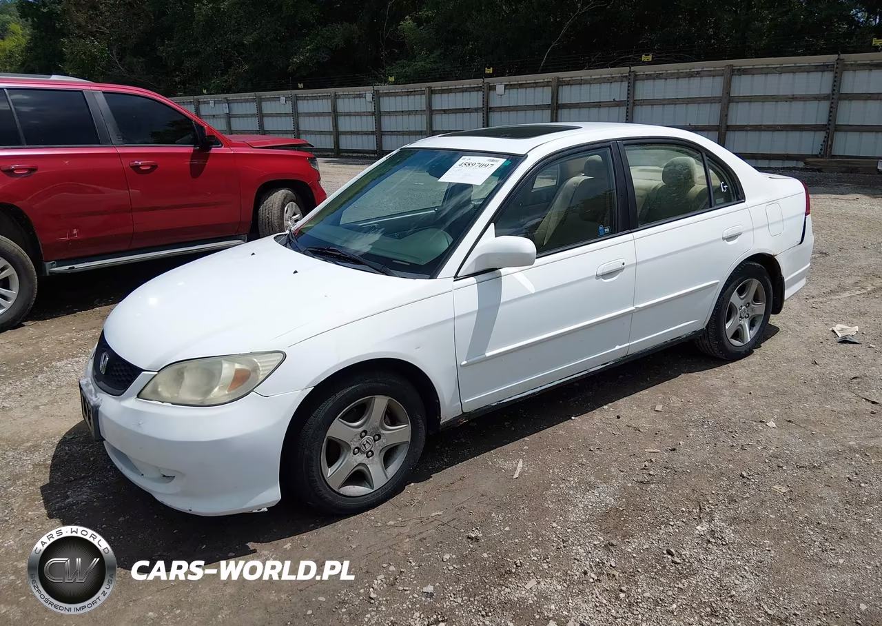 2004 Honda Civic Ex VIN:2HGES26784H584375 - 2