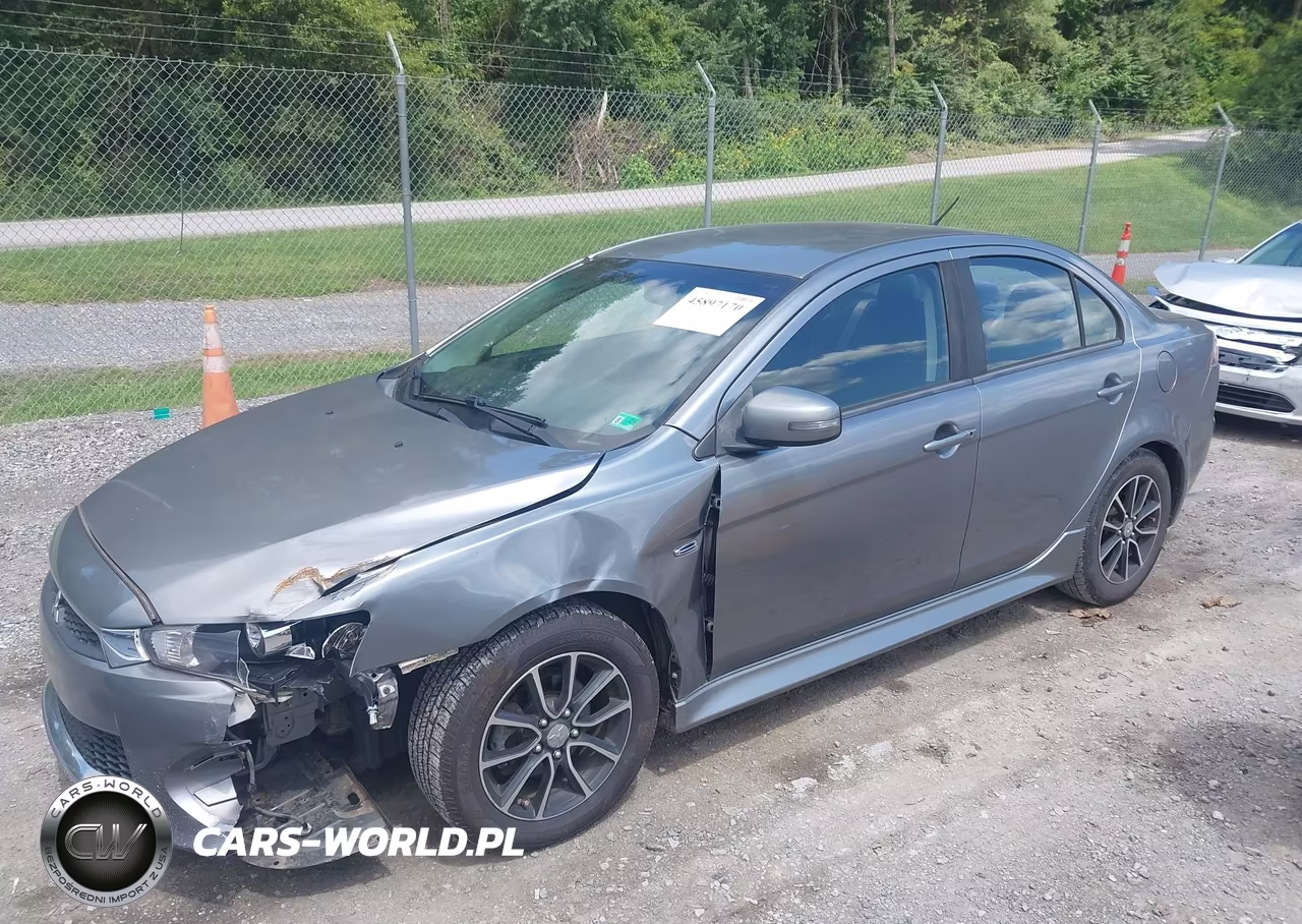 2017 Mitsubishi Lancer Es VIN:JA32U2FU4HU003196 - 2