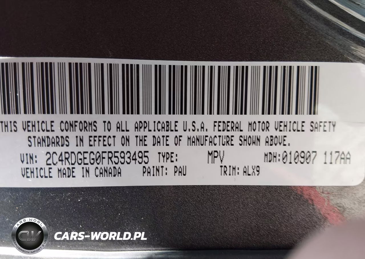 2015 Dodge Grand Caravan R-T VIN:2C4RDGEG0FR593495 - 9