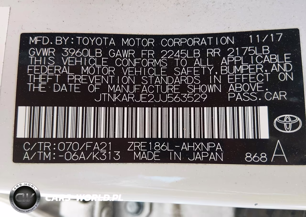 2018 Toyota Corolla Im VIN:JTNKARJE2JJ563529 - 9