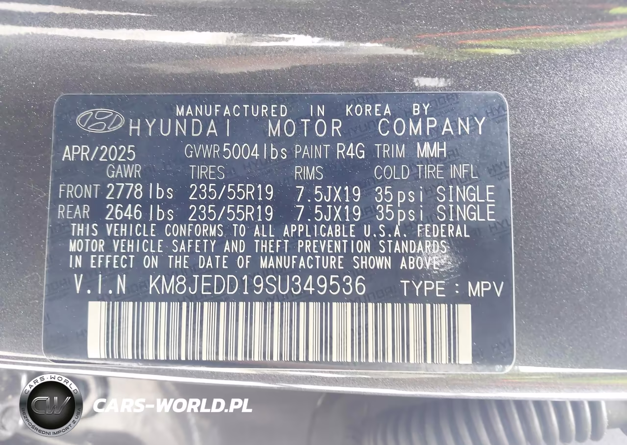 2025 Hyundai Tucson Hybrid Limited VIN:KM8JEDD19SU349536 - 9
