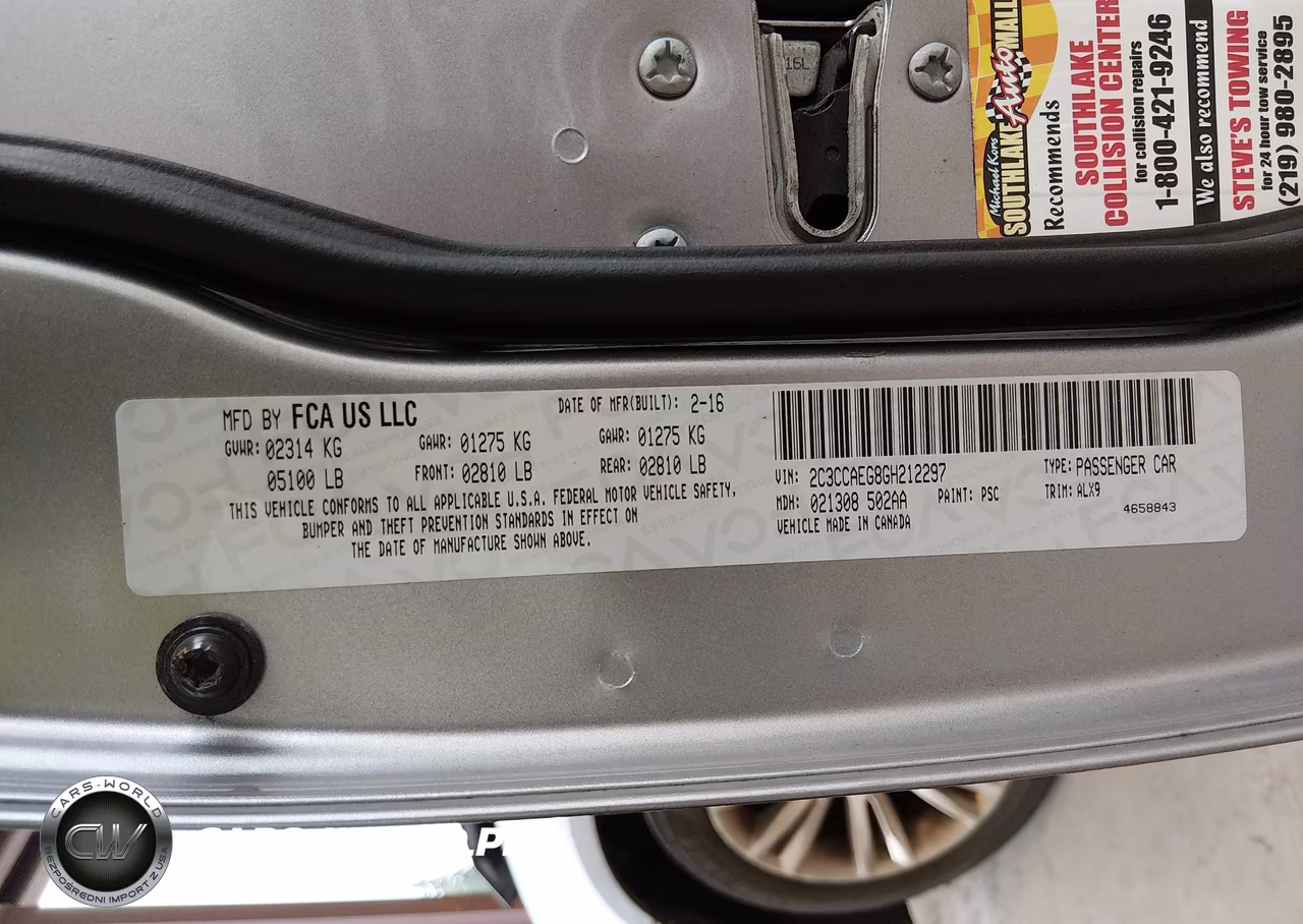 2016 Chrysler 300C VIN:2C3CCAEG8GH212297 - 9